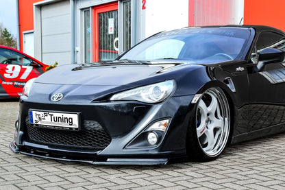 CUP Frontspoilerlippe ABS Toyota GT86, ZN Bj.: 2012-2017 Schwarz Matt