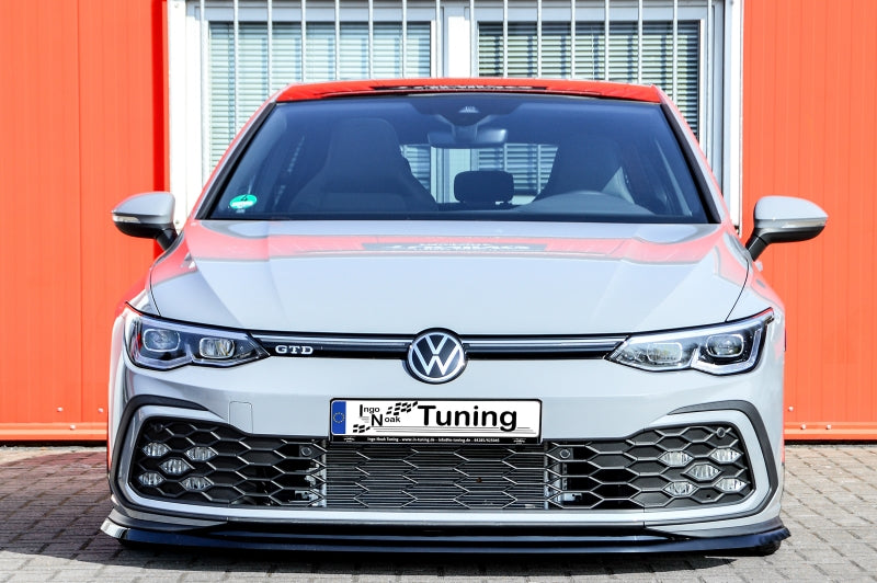 CUP Frontspoilerlippe ABS Volkswagen Golf 8 GTD ( CD1) Schwarz Matt