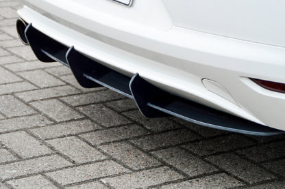 Gefräster Heckansatz Volkswagen Scirocco 3 Typ 13 ab Bj.: 2008-2014 Schwarz Matt