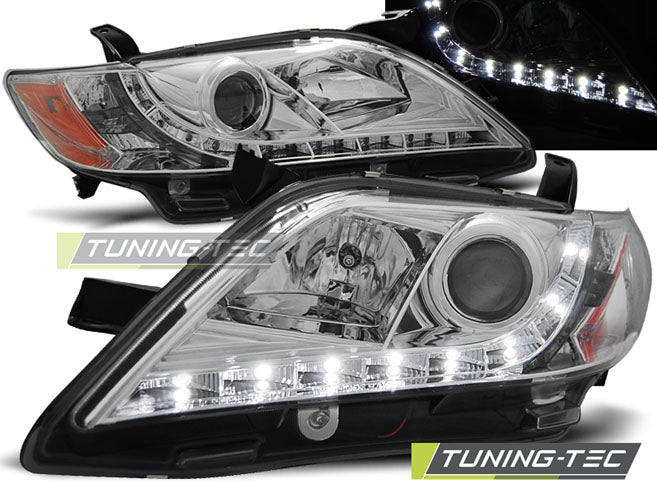 Tuning-Tec LED Tagfahrlicht Scheinwerfer für Toyota Camry 6 06-09 chrom