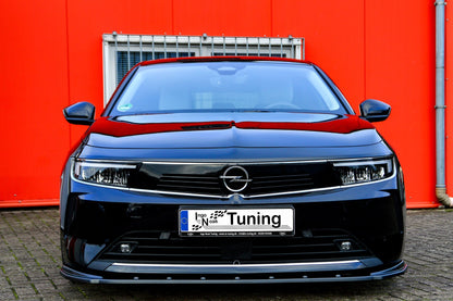 CUP Frontspoilerlippe ABS Opel Astra L, Schrägheck ab Bj.: 2022- Schwarz Matt