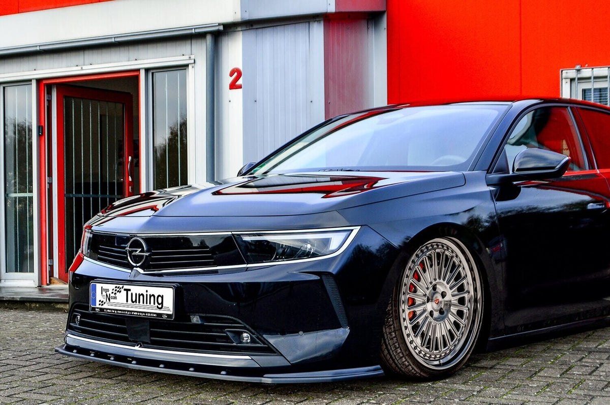 CUP Frontspoilerlippe ABS Opel Astra L, Sports Tourer Schwarz Glanz