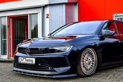 CUP Frontspoilerlippe ABS Opel Astra L, Sports Tourer Schwarz Glanz