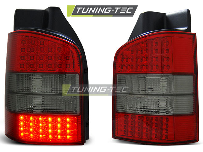 Tuning-Tec LED Rückleuchten für VW T5 03-09 rot/rauch (Heckklappe)