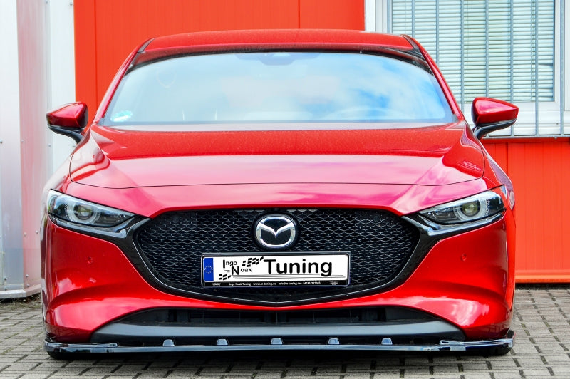 CUP Frontspoilerlippe ABS Mazda 3, BP ab Bj.: 2018- Schwarz Glanz