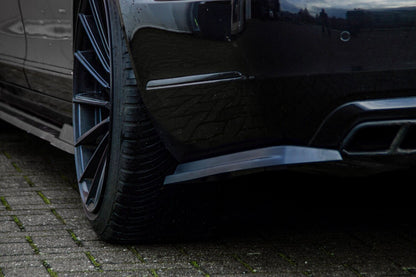 Heckansatz Seitenteile ABS Mercedes Benz S-Klasse, W221 Schwarz Glanz