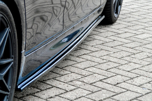 CUP Seitenschweller BMW 5er F10 + F11 Bj.: 2010-2013 Schwarz Glanz