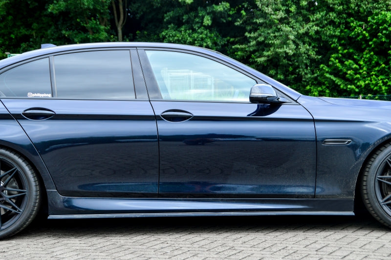 CUP Seitenschweller BMW 5er F10 + F11 Bj.: 2010-2013 Schwarz Glanz