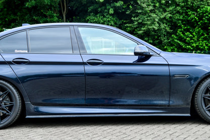 CUP Seitenschweller BMW 5er F10 + F11 Bj.: 2010-2013 Schwarz Glanz