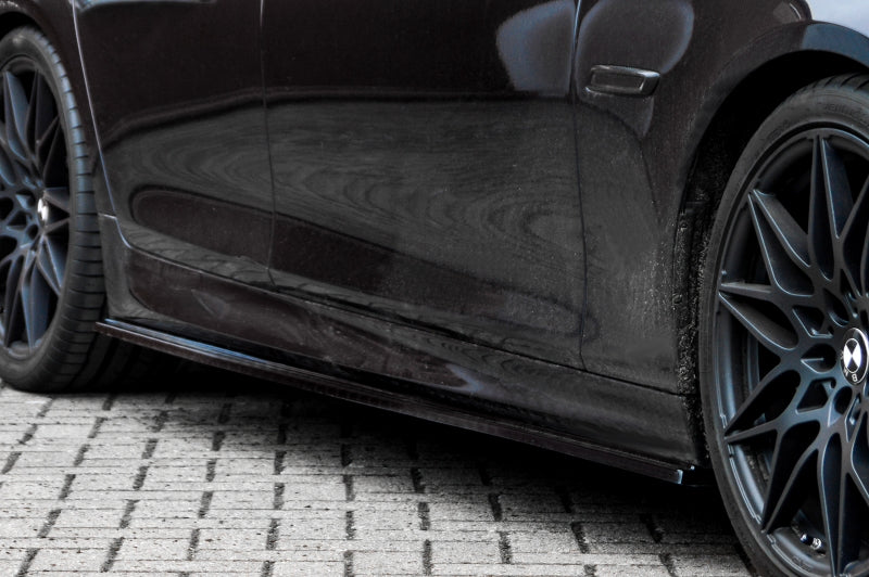 CUP Seitenschweller BMW 5er F10 + F11 Bj.: 2010-2013 Schwarz Glanz