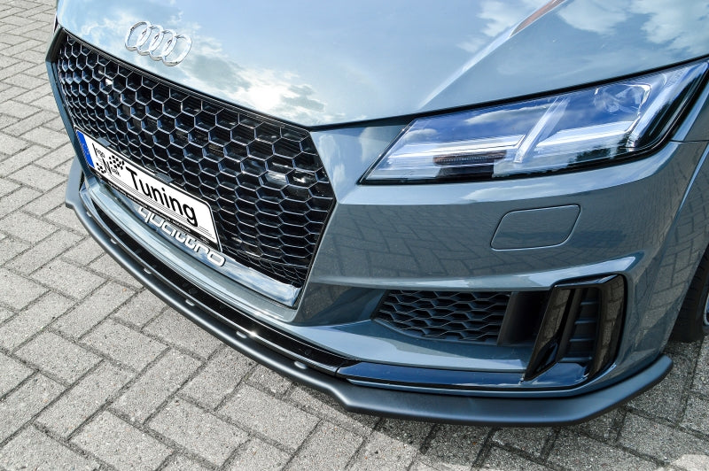 CUP Frontspoilerlippe ABS Audi TTS, 8J-FV/8S Facelift Schwarz Matt