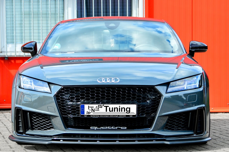 CUP Frontspoilerlippe ABS Audi TTS, 8J-FV/8S Facelift Schwarz Matt