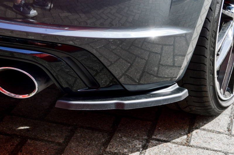 Heckansatz L/R Audi TTS, 8J-FV/8S Facelift ab Bj.: 9/2018- Schwarz Matt
