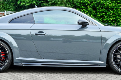 CUP Seitenschweller Audi TTS, 8J-FV/8S Facelift ab Bj.: 9/2018- Schwarz Glanz