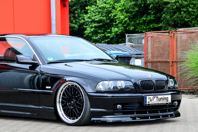 CUP Frontspoilerlippe ABS BMW 3er E46 Bj.: 1998-2002 Schwarz Glanz