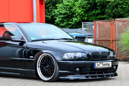 CUP Frontspoilerlippe ABS BMW 3er E46 Bj.: 1998-2002 Schwarz Glanz