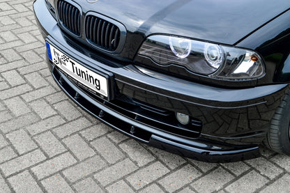 CUP Frontspoilerlippe ABS BMW 3er E46 Bj.: 1998-2002 Schwarz Glanz