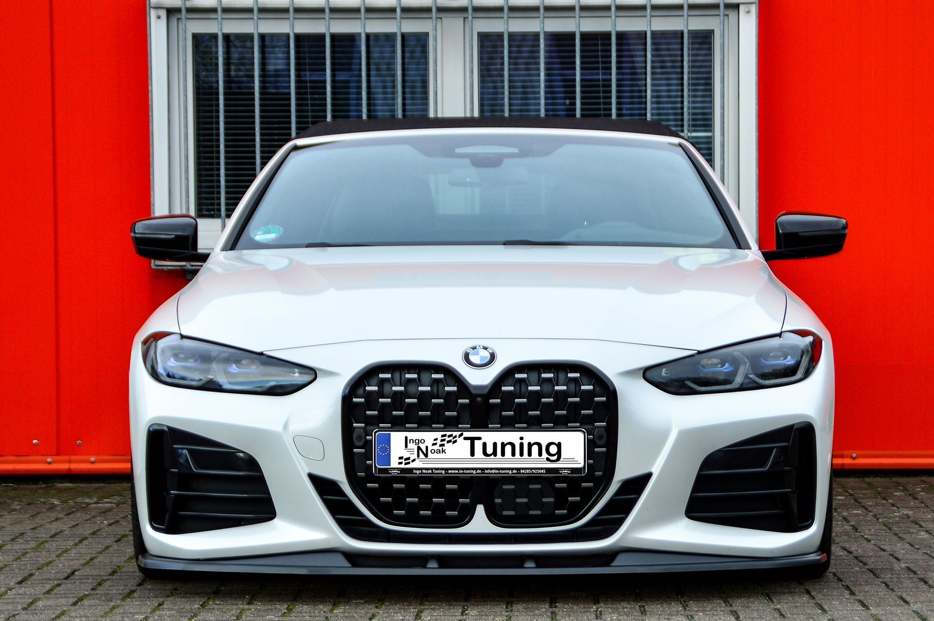 CUP Frontspoilerlippe ABS BMW 4er, G22 + G23 ab Bj.: 2020- Schwarz Matt