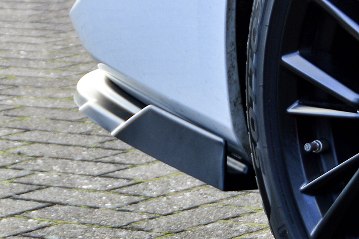 Heckansatz Seitenteile ABS BMW 4er, G22 + G23, M440i+M440D Schwarz Glanz