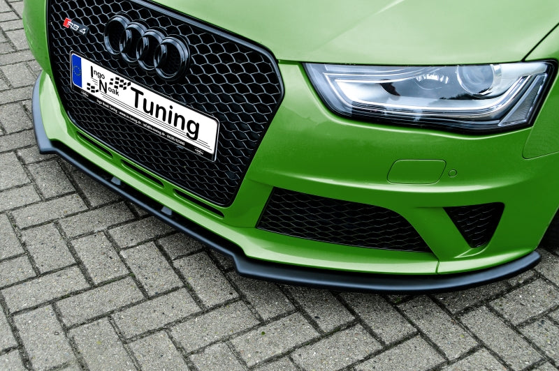 CUP Frontspoilerlippe ABS Audi RS4, B8 Bj.:2012-2015 Schwarz Glanz