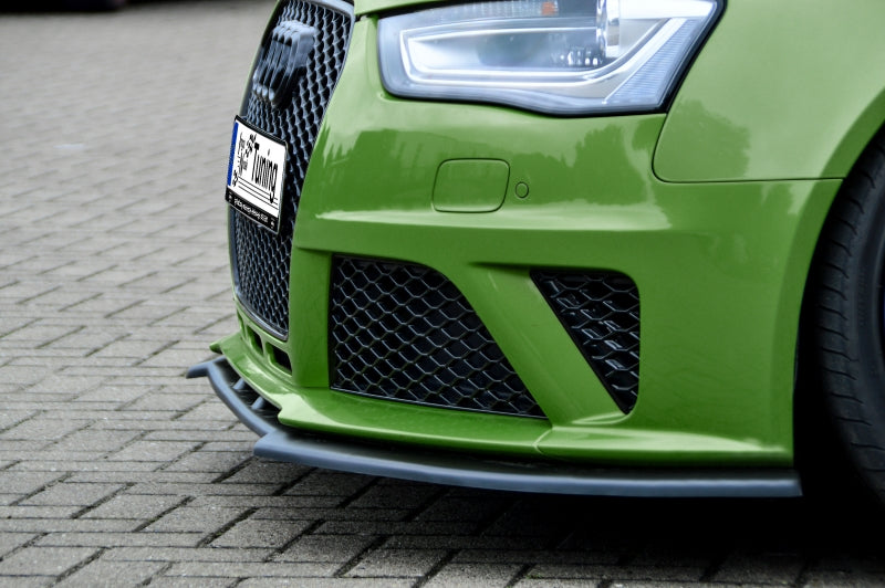 CUP Frontspoilerlippe ABS Audi RS4, B8 Bj.:2012-2015 Schwarz Glanz