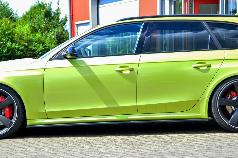 CUP Seitenschwellersatz ABS Audi RS4, B8 Bj.:2012-2015 Schwarz Matt