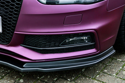CUP Frontspoilerlippe ABS Audi S4, B8 Bj.:2011-2015 Schwarz Matt