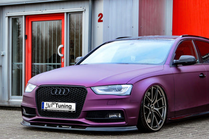 CUP Frontspoilerlippe ABS Audi S4, B8 Bj.:2011-2015 Schwarz Matt