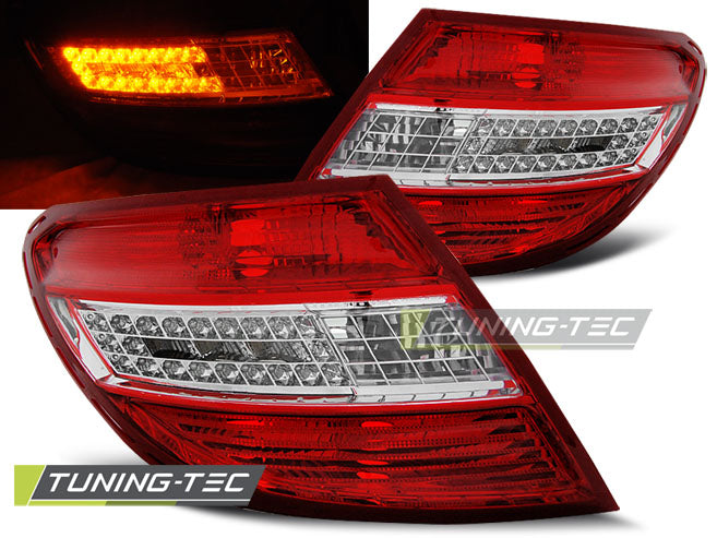 Tuning-Tec LED Rückleuchten für Mercedes Benz C-Klasse W204 07-10 rot/klar