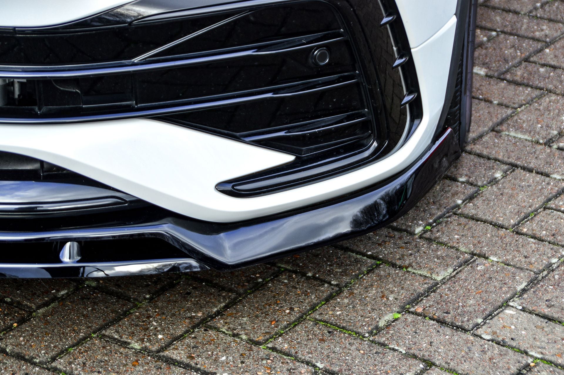 CUP Frontspoilerlippe 2.tlg ABS Volkswagen Tiguan 2 Typ AD1 Schwarz Glanz
