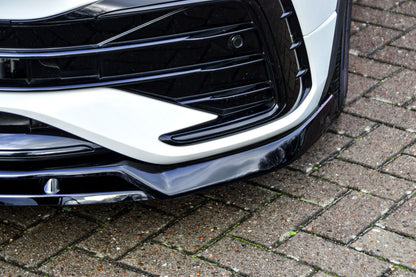 CUP Frontspoilerlippe 2.tlg ABS Volkswagen Tiguan 2 Typ AD1 Schwarz Glanz