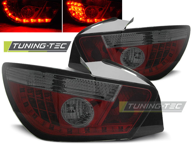 Tuning-Tec LED Rückleuchten für Seat Ibiza 6J (3-Türer) 08-12 rot/rauch