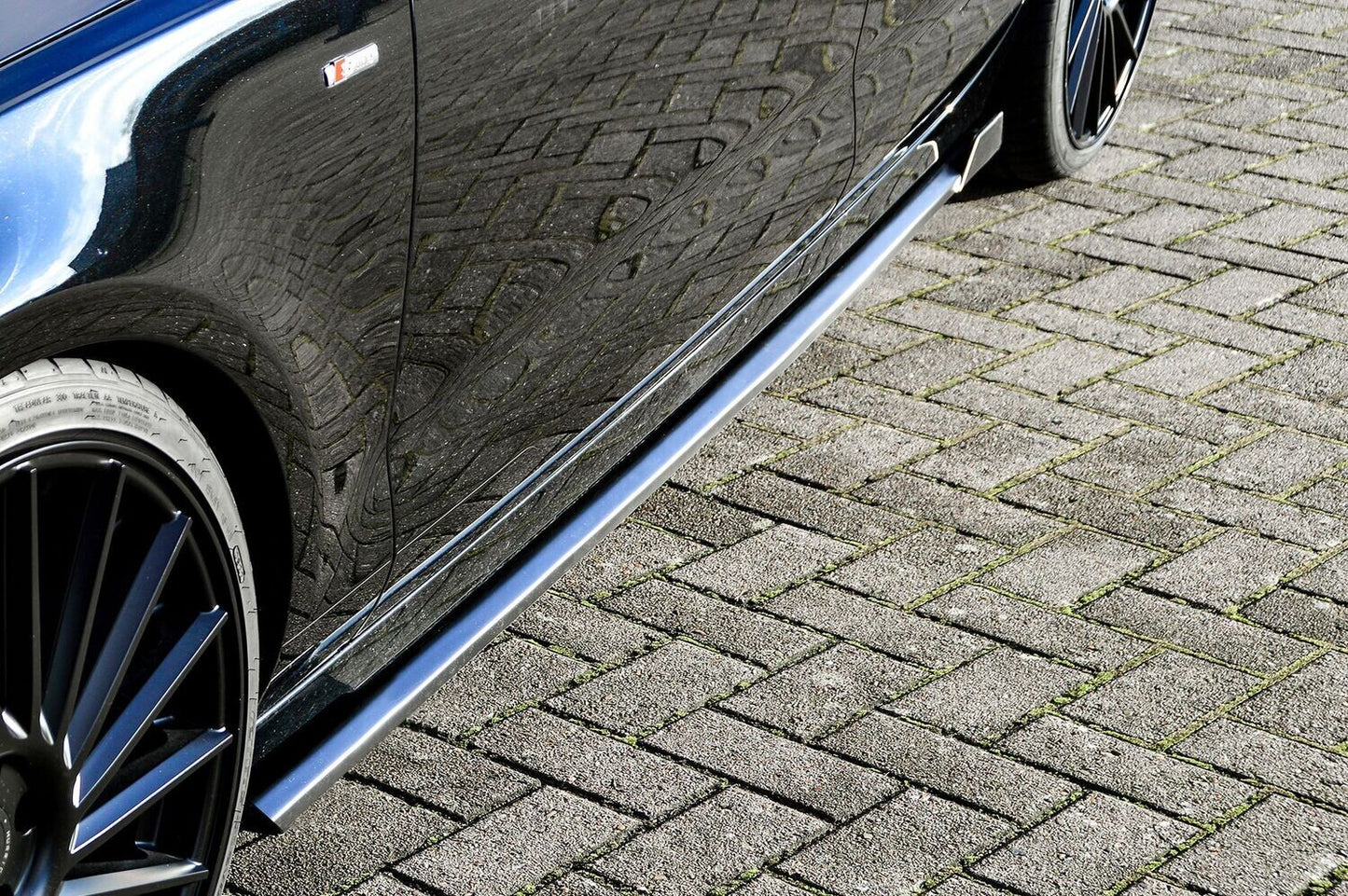 Seitenschwellersatz mit Wing Audi A7 4G C7 Facelift Bj.:2014-2018 Carbon