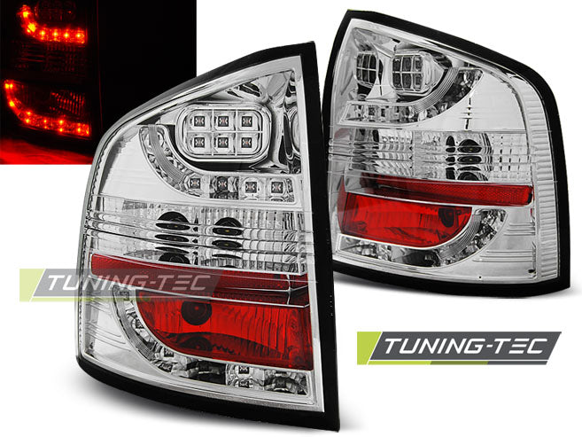 Tuning-Tec LED Rückleuchten für Skoda Octavia 2 (1Z) Combi 04-12 chrom