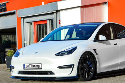 CUP Frontspoilerlippe ABS Tesla Model Y Bj.:2020- Schwarz Glanz