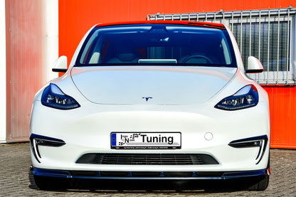 CUP Frontspoilerlippe ABS Tesla Model Y Bj.:2020- Schwarz Glanz