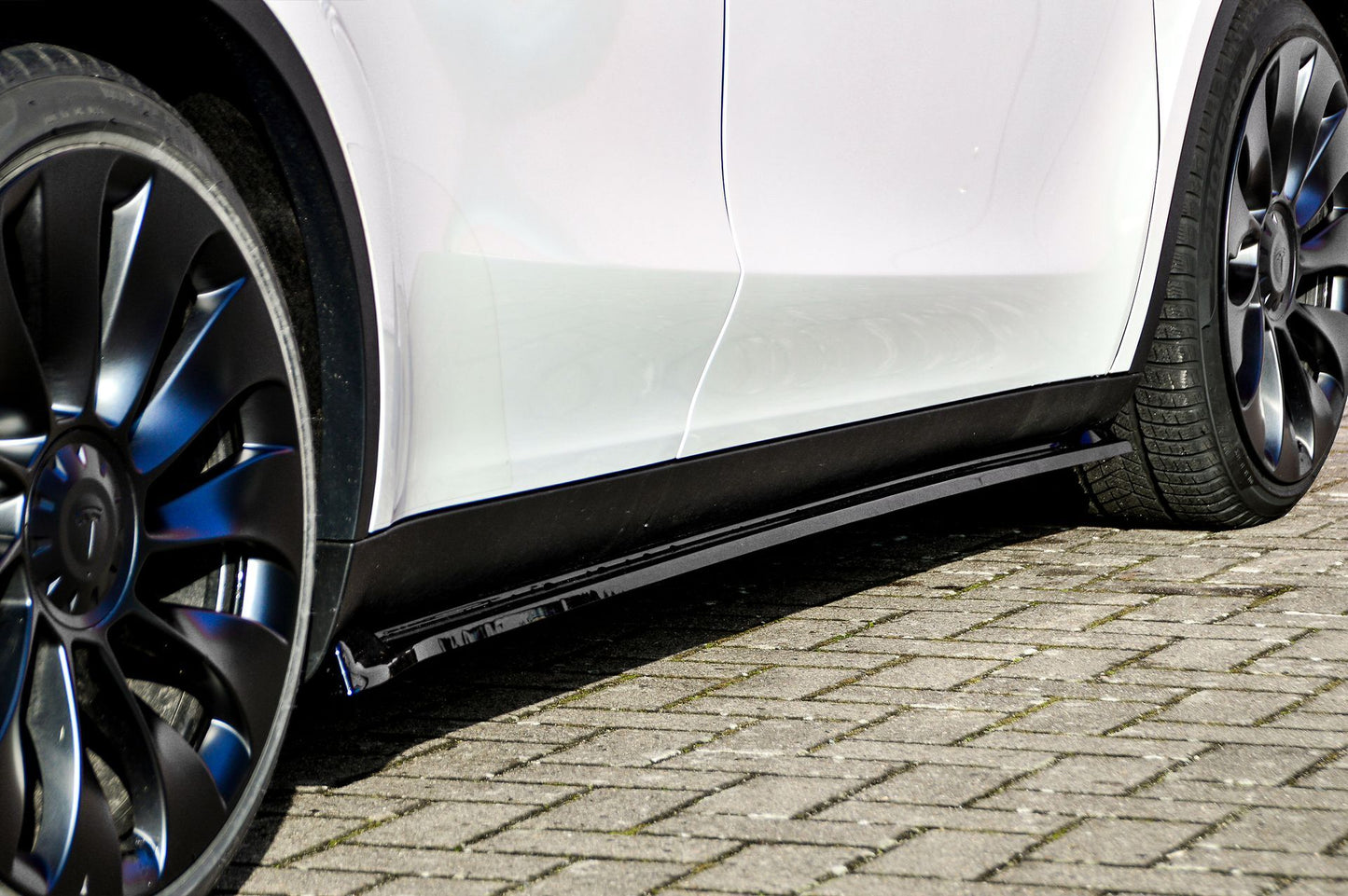 Seitenschwellersatz ABS Tesla Model Y Bj.:2020- Schwarz Matt