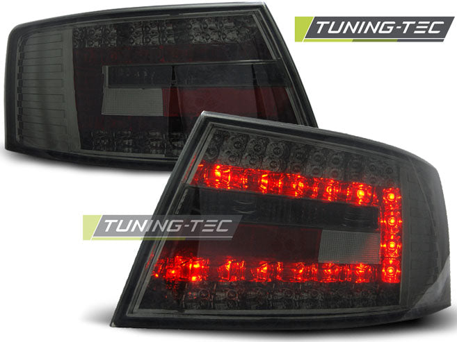Tuning-Tec LED Rückleuchten für Audi A6 4F (C6) 04-08 schwarz/rauch (7-Pin)