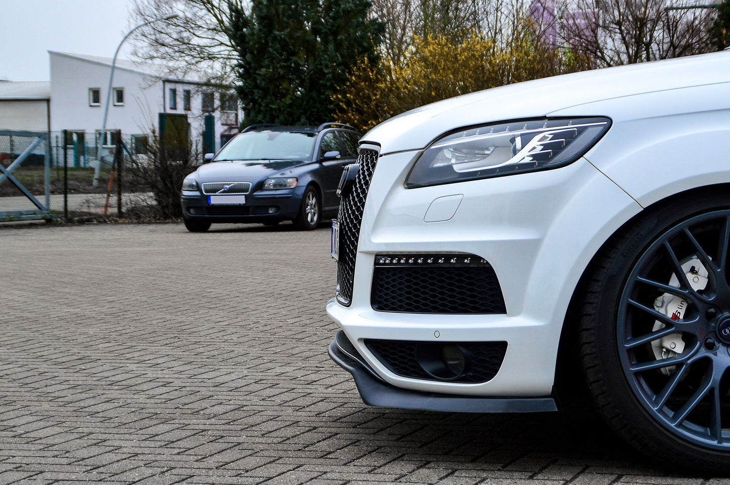 CUP Frontspoilerlippe ABS Audi Q7 4L Bj.: 2009-2015 Schwarz Matt