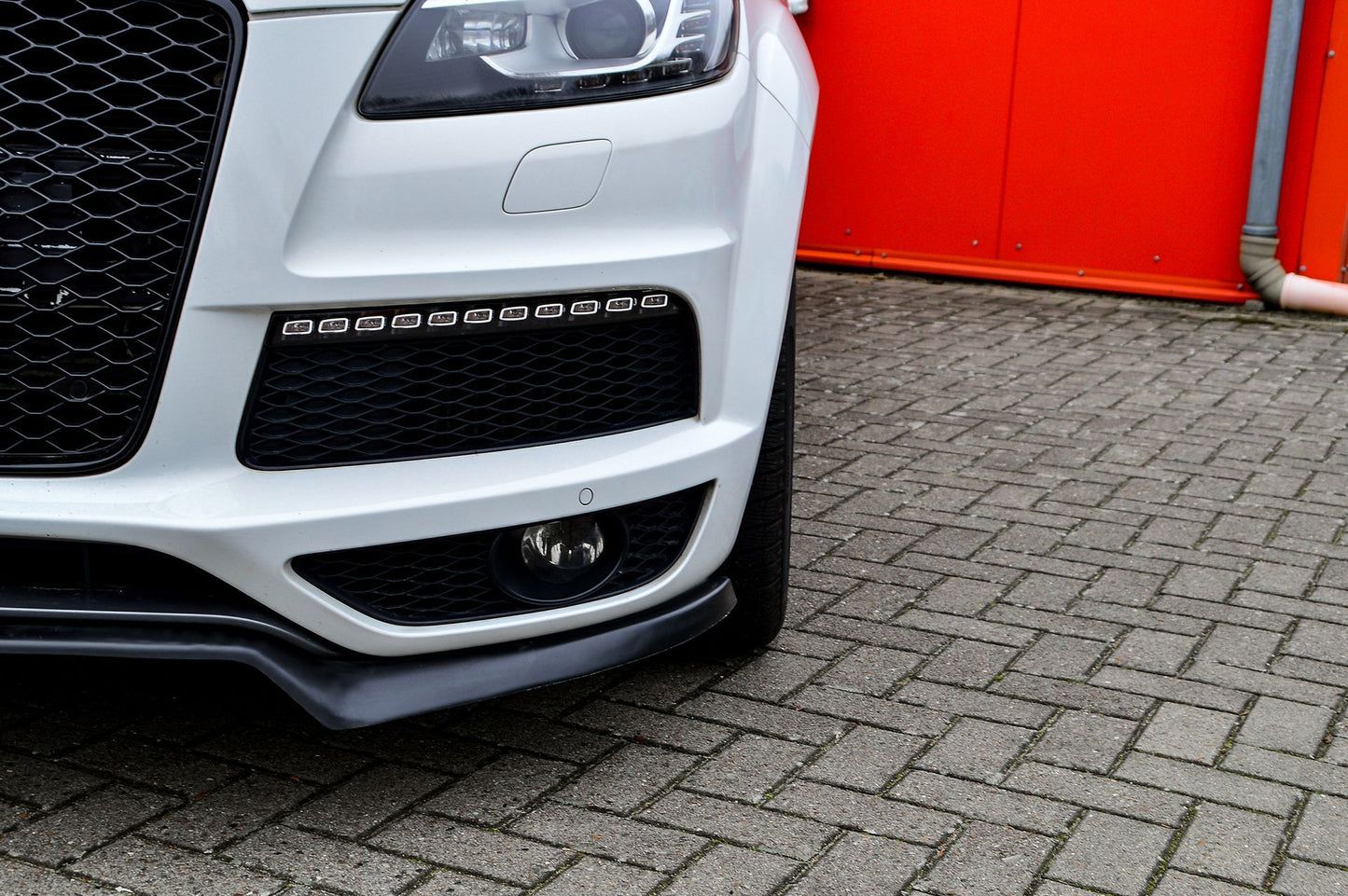 CUP Frontspoilerlippe ABS Audi Q7 4L Bj.: 2009-2015 Schwarz Matt