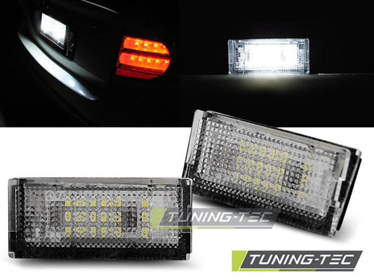 Tuning-Tec LED Kennzeichenbeleuchtung für BMW 3er E46 Lim/Touring 98-05 kaltweiß