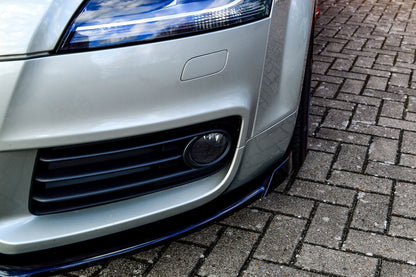 CUP Frontspoilerlippe ABS mit Seitenwing Audi TT 8J S-Line Schwarz Glanz