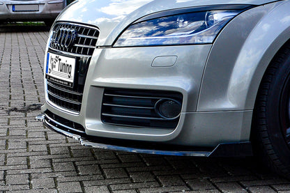 CUP Frontspoilerlippe ABS mit Seitenwing Audi TT 8J S-Line Schwarz Matt