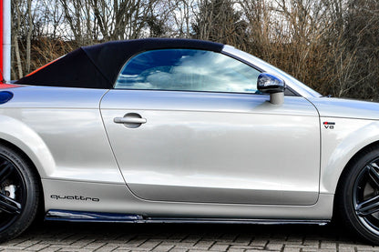 CUP Seitenschweller Wing Audi TT RS, 8J Ab Bj.: 2009- Schwarz Matt