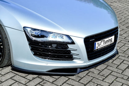 CUP Frontspoilerlippe ABS Audi R8, 42 Bj.: 2006-2015 Schwarz Glanz