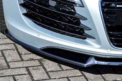 CUP Frontspoilerlippe ABS Audi R8, 42 Bj.: 2006-2015 Schwarz Glanz