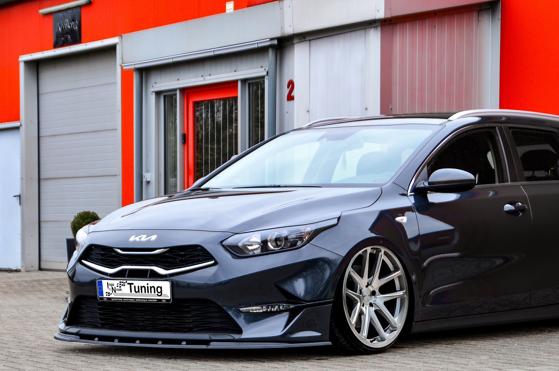 CUP Frontspoilerlippe ABS Kia Ceed SW CD Bj.:2021- Carbon