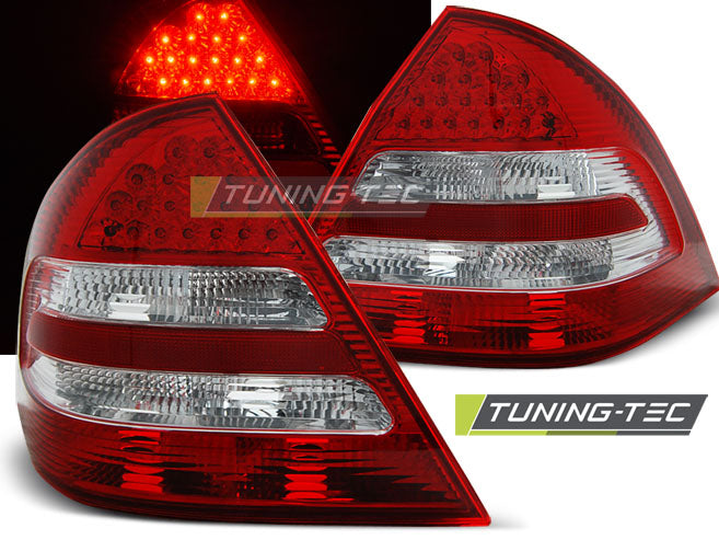 Tuning-Tec LED Rückleuchten für Mercedes Benz C-Klasse W203 Facelift (Mopf.) 04-07 rot/klar