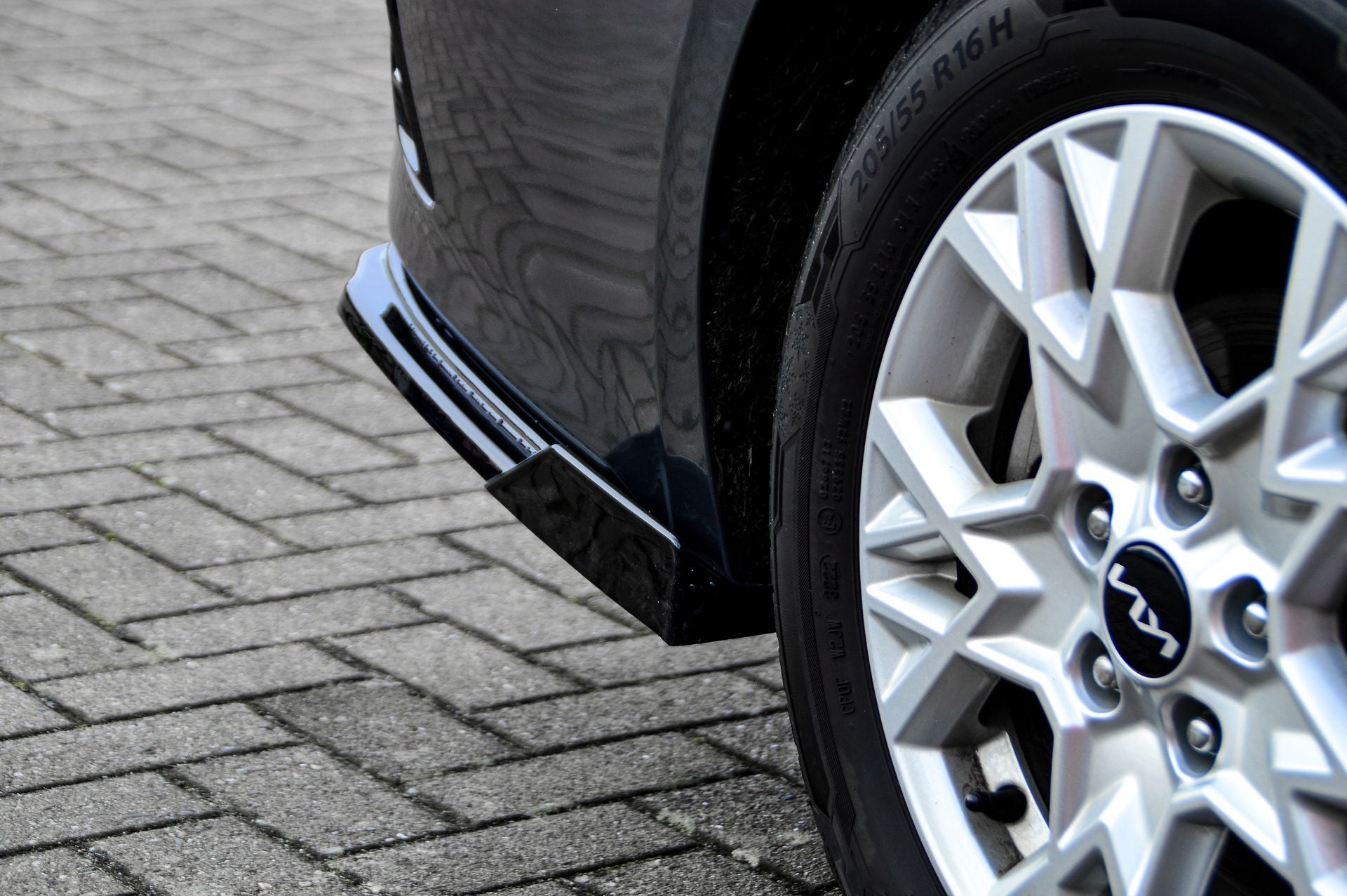Heckansatz Seitenteile ABS Kia Ceed SW CD Bj.:2021- Schwarz Glanz