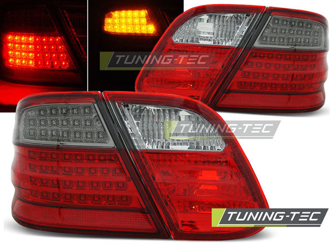 Tuning-Tec LED Rückleuchten für Mercedes Benz CLK W208 97-02 rot/rauch mit LED Blinker